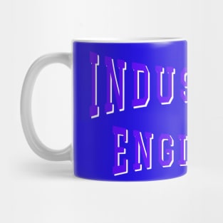 Industrial Engineer in Purple Color Text Mug